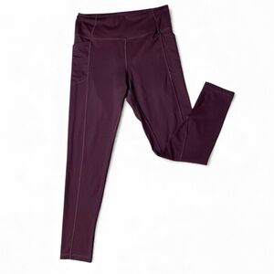 G5- Victoria’s Secret Size 14 Large LG Purple High-Waisted Leggings